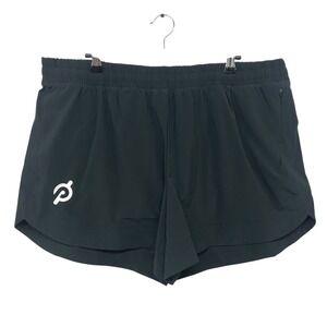 Peloton Tulip Run Short Black XL NWT Athleisure Running Soft Utility Minimalist‎
